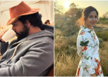 PIC Vicky Kaushal’s ‘queen’ Katrina Kaif turns photographer for him as he enjoys coffee on New Year vacay