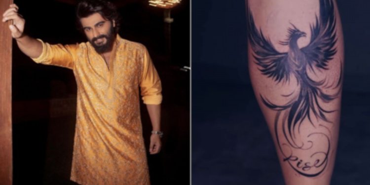 Arjun Kapoor gets a phoenix tattoo as he welcomes New Year 2024; Abhishek Bachchan reacts