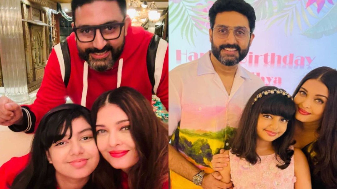 Aishwarya Rai Bachchan drops PIC ft Aaradhya wishing hubby Abhishek Bachchan on birthday; pens, 'Shine on'