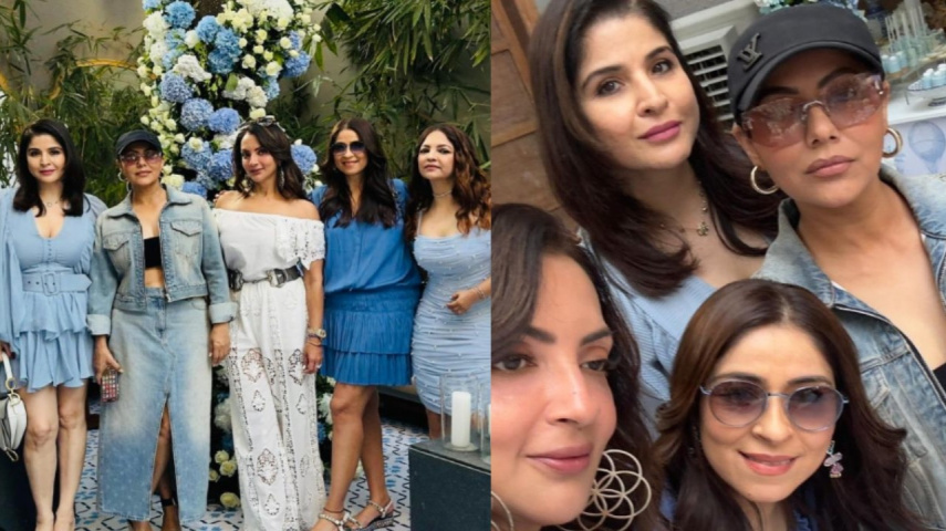 Gauri Khan congratulates Ananya Panday's cousin Alanna Panday on baby shower; poses with Bhavana Pandey, Maheep Kapoor